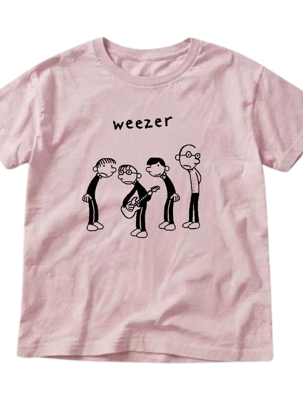 Gildan Pink Rock Band Graphic Tee Casual Music Merch Shirt